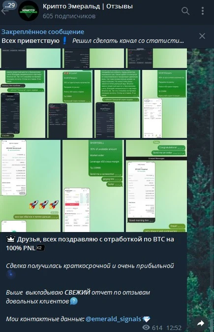 Отзывы о Крипто Эмеральд
