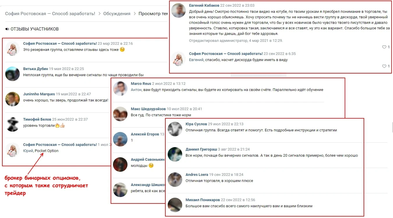 софия ростовская трейдер отзывы