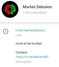 Market Delusion телеграм 