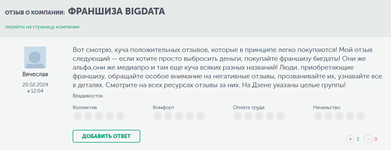 Биг Дата компания
